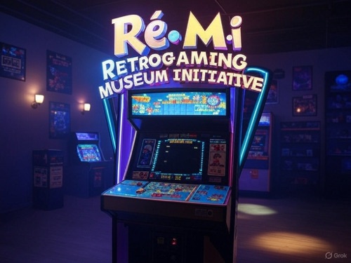 Logo de l'association RÉ.M.I — Retrogaming Museum Initiative